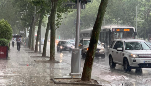 Reshje të dendura shiu në disa qarqe, në veri edhe dëborë