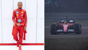 Shfaqen pamjet e para të Lewis Hamilton-it duke ngarë për Ferrarin