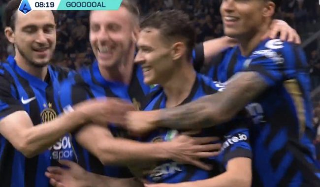 Kristjan Asllani kalon Inter-in në avantazh ndaj Verona-s
