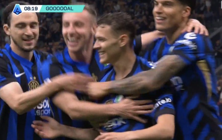 Kristjan Asllani kalon Inter-in në avantazh ndaj Verona-s