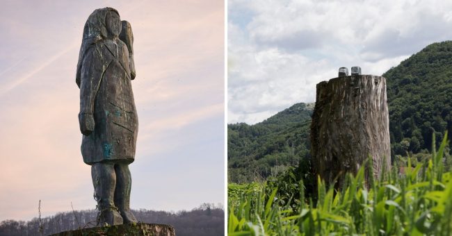 Zhduket statuja e Melania Trump