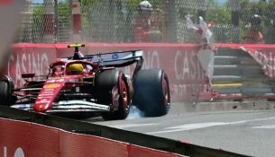 Lewis Hamilton përplaset me 270km/h gjatë stërvitjes për Çmimin e Madh të Monakos