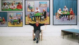 David Hockney kthehet në Londër përmes ekspozitës “In the Mood for Love: Hockney in London, 1960–63”