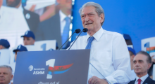 Berisha e mbyll fushatën në Fier me akuza kundrejt Ramës