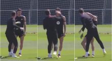 Szczesny ‘grushton’ Lewandowski-n gjatë stervitjes