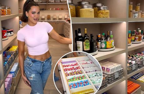 Khloé Kardashian tregon një tur në qilarin e saj të përsosur të organizuar në vilën e saj 17 milionë dollarëshe