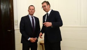 Grenell i uron shërim të shpejtë Vuçiçit: Më vjen keq që s’u takuam