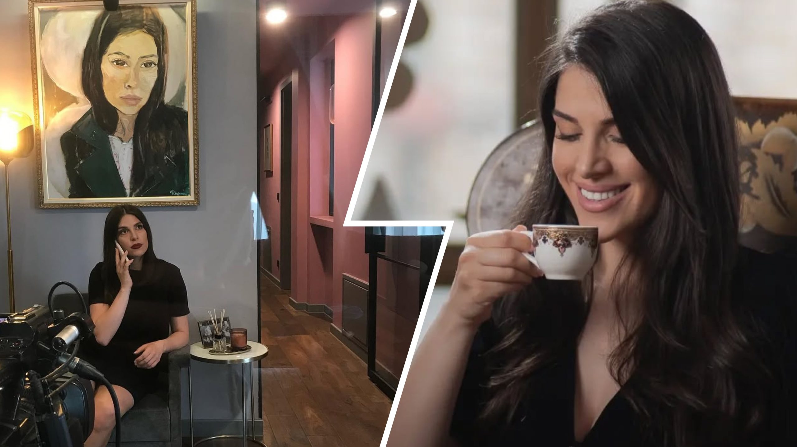 E krijuar nga një pikturë: Brenda shtëpisë së aktores Fiona Gllavica