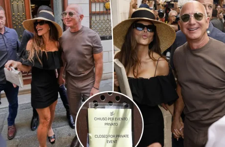 Jeff Bezos dhe Lauren Sánchez e  mbyllin një bar  në Itali për paraqitjen e parë si burrë e grua