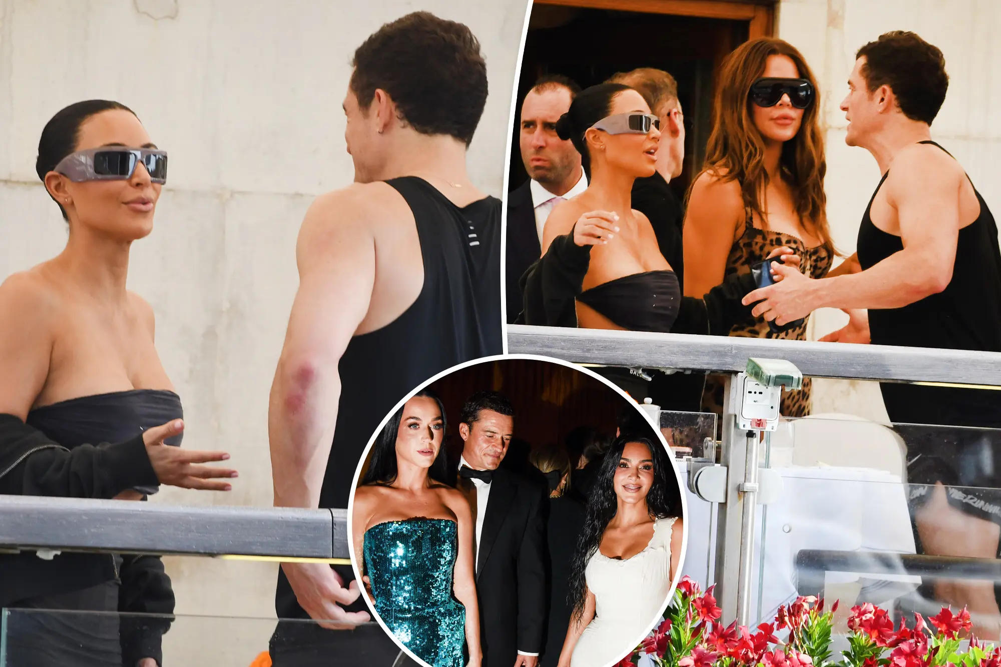 Orlando Bloom, sapo i ndarë me Katy Perry takohet Kim Kardashian në Venecia
