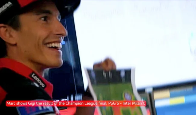 Marc Marquez tall Inter-in me një meme vulgare