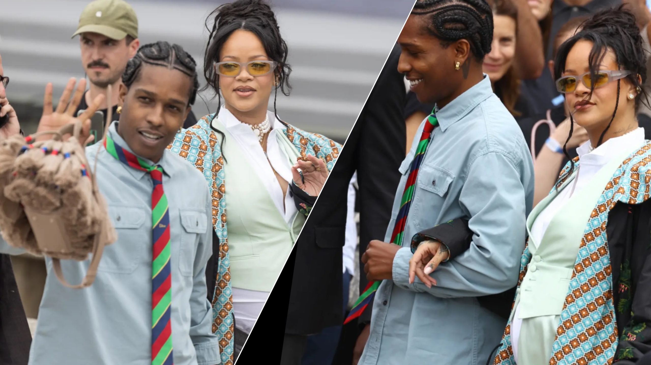 Rihanna dhe A$AP Rocky shkëlqejnë në sfilatën e Dior Homme në Paris