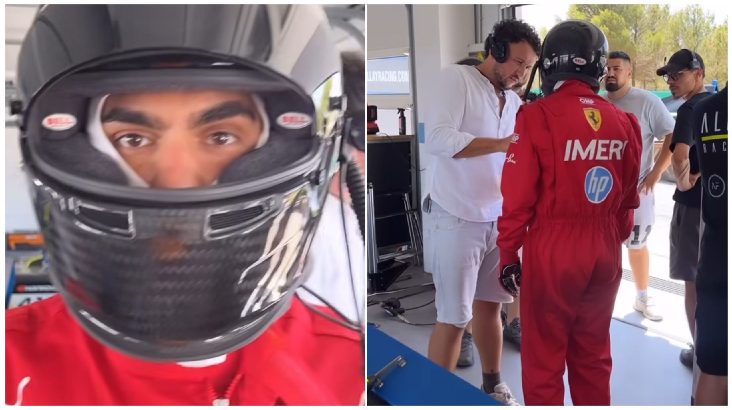 Butrint Imeri befason me klipin e ri: Në pistën e formulave, jo me makina luksi