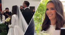 Teuta Rugova kurorëzohet në katedralen e Prishtinës