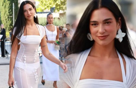 Dua Lipa flet për fustanin transparent dhe të bardhë që shkaktoi polemikë