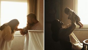 Sesioni i parë i portretit familjar të Dafinës