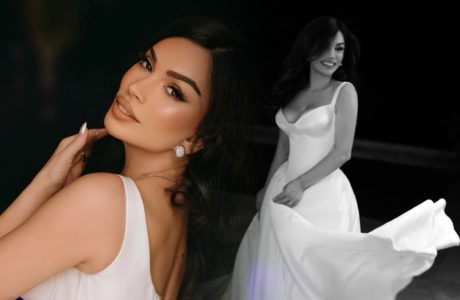 Besa shkëlqen me publikimin e fotove të reja të fustanit të bardhë