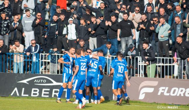 Vushtrria kampion vjeshtor në Ligën e Parë