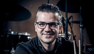 Bateristi Wolfgang Rainer performoi në “Prishtina Jazz Catz”