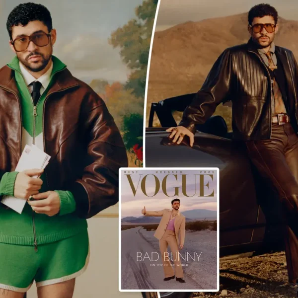 Bad Bunny sfidon normat e modës: Shfaqet me fustan në kopertinën e Vogue