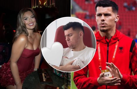 Mirlind Daku shfaqet me vajzën disa ditë pas lindjes