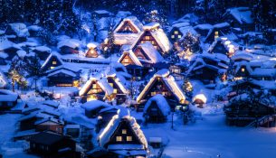 Hokkaido, qyteti që merr jetë gjatë dimrit