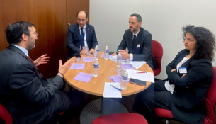 Lamallari në Strasburg, takime me zyrtarë të lartë të Këshillit të Evropës