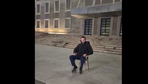 Lapaj protestë i vetëm para Kryeministrisë