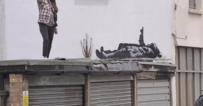 Banksy shfaq veprën e re në Londër