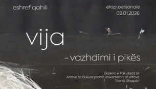 Hapet ekspozita personale e Eshref Qahilit: “Vija: Vazhdimi i pikës”