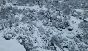 5 fshatra të izoluar nga bora në Gramsh