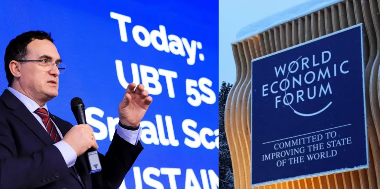Ubt Post Rektori i UBT-së, Prof. Dr. Edmond Hajrizi, pjesë e Forumit Ekonomik ...