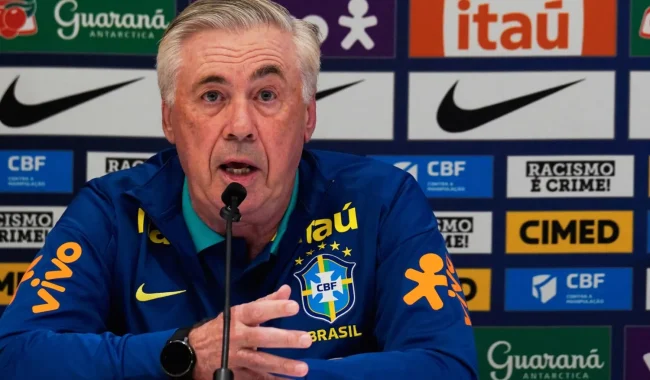 Carlo Ancelotti gradon ‘11 të paprekshmit’ e Brazilit për Botërorin 2026