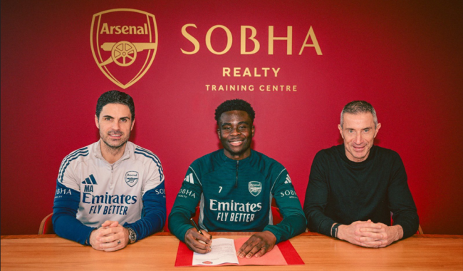 Kontrata e re, Bukayo Saka bëhet lojtari i pestë më i paguar në Premier League