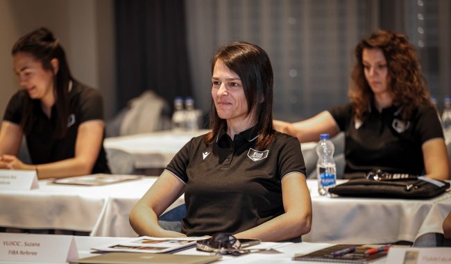 Kampi për FIBA gjyqtaret e basketbollit