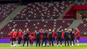 Shqipëria mbyll përgatitjet për ndeshjen me Poloninë