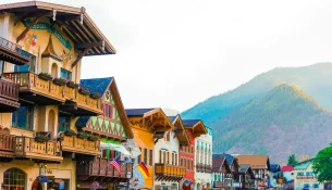 Leavenworth, qyteti historik me stil bavarez në Washington