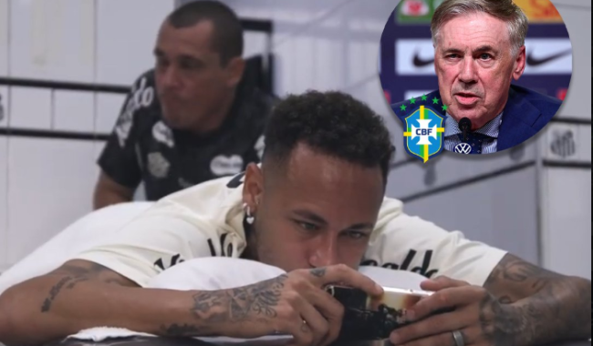 Reagimi prekës i Neymarit ndaj Ancelottit që e la jashtë skuadrës së Brazilit