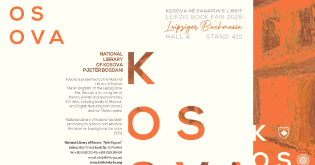 Kosova pjesëmarrëse në Panairin e Librit në Leipzig 2026