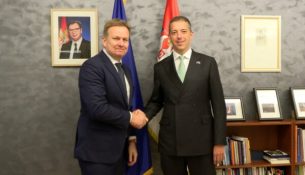 Gjuriç në takim me Sorensen kundërshton që dialogu Kosovë–Serbi të çojë në njohje reciproke