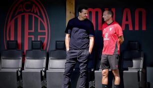 Prapaskena: Allegri dhe Ibrahimovic u përplasën fizikisht