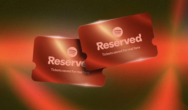 Spotify sjell “Reserved”: Sistem i ri për bileta koncertesh