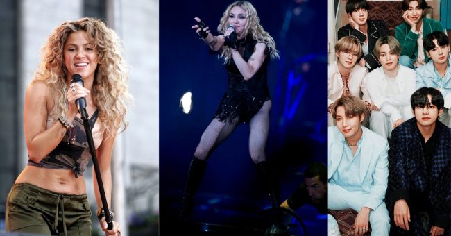 Shakira, Madonna dhe BTS do të performojnë në finalen e Kupës së Botës