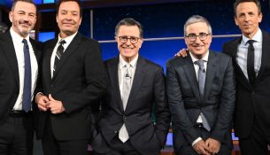 Yjet e “late night” ribashkohen në prag të finales së “The Late Show”