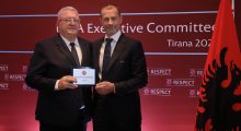 FSHF mbështet Aleksander Ceferin për president të UEFA-s