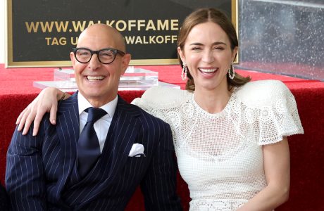 Emily Blunt dhe Stanley Tucci nderohen me yje në “Hollywood Walk of Fame”