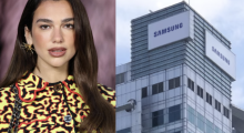 Dua Lipa padit Samsung