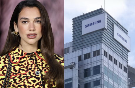 Dua Lipa padit Samsung