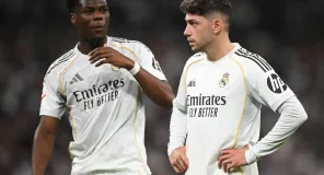 Real Madridi gjobit Tchouamenin dhe Valverden pas sherrit mes tyre