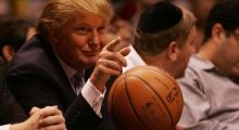 Trump i ftuar në ndeshjet e Knicks